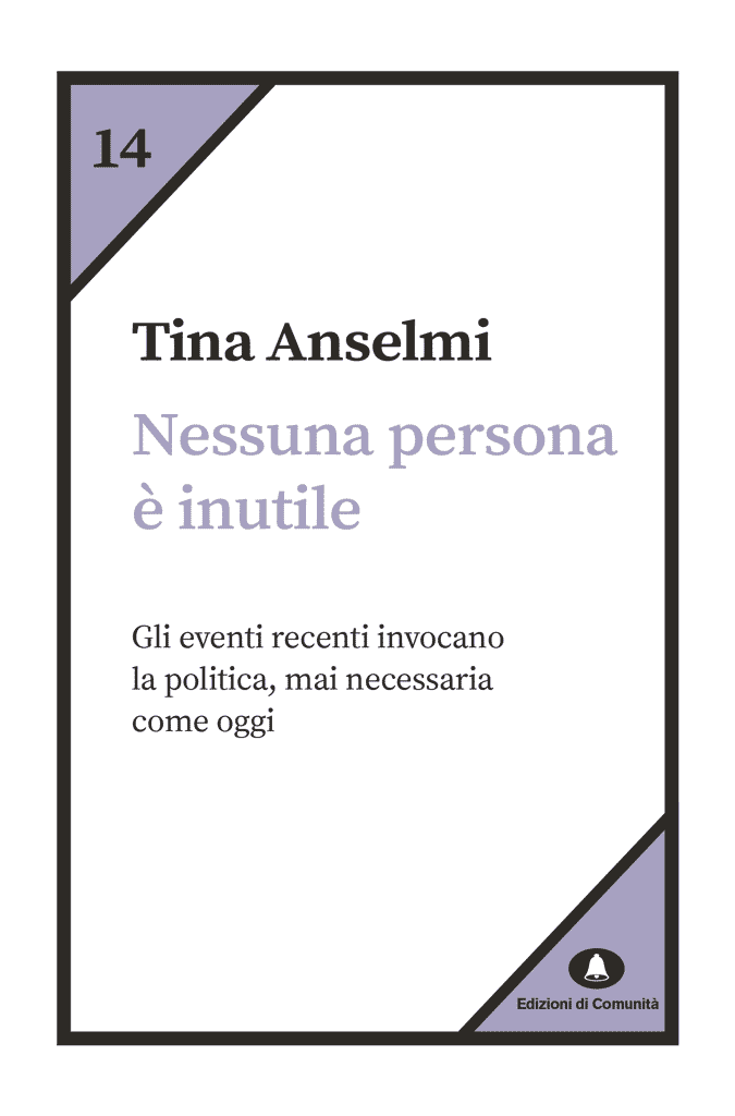 Nessuna persona è inutile - Tina Anselmi - copertina